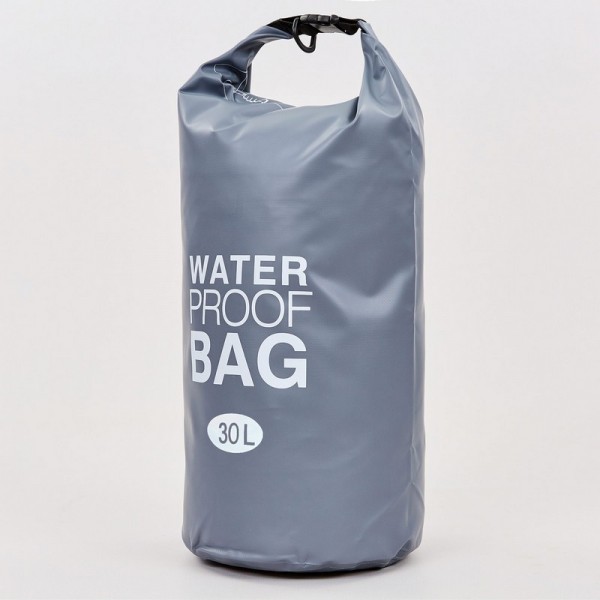 

Водонепроницаемый гермомешок Waterproof Bag 30л TY-6878-30 серый (KL00131)