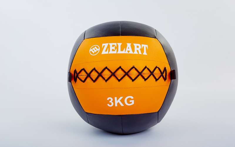 

Мяч волбол для кроссфита и фитнеса 3кг Zelart WALL BALL FI-5168-3 (KL00518)