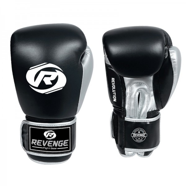 

Перчатки для бокса Revenge EV-10-1103/PU 14унц (чорно-сірі) (F00230963)