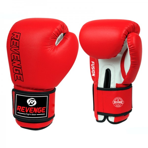 

Перчатки для бокса Revenge EV-10-1179 -10унц PU (червоно-білі) (F00230968)