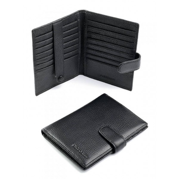 

Портмоне мужское кожаное PortMan №A1005 Black