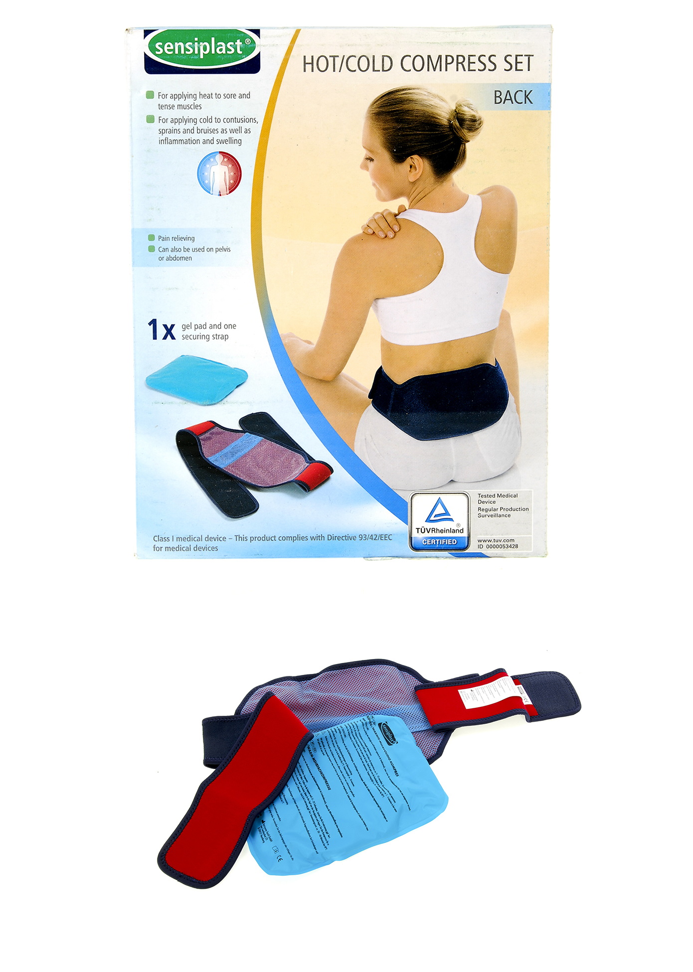 

Компресс для поясницы Sensiplast 18х25,5см Синий 32000000215914