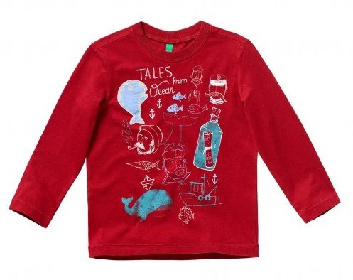 

Лонгслив United Colors of Benetton 80 см бордовый 02757