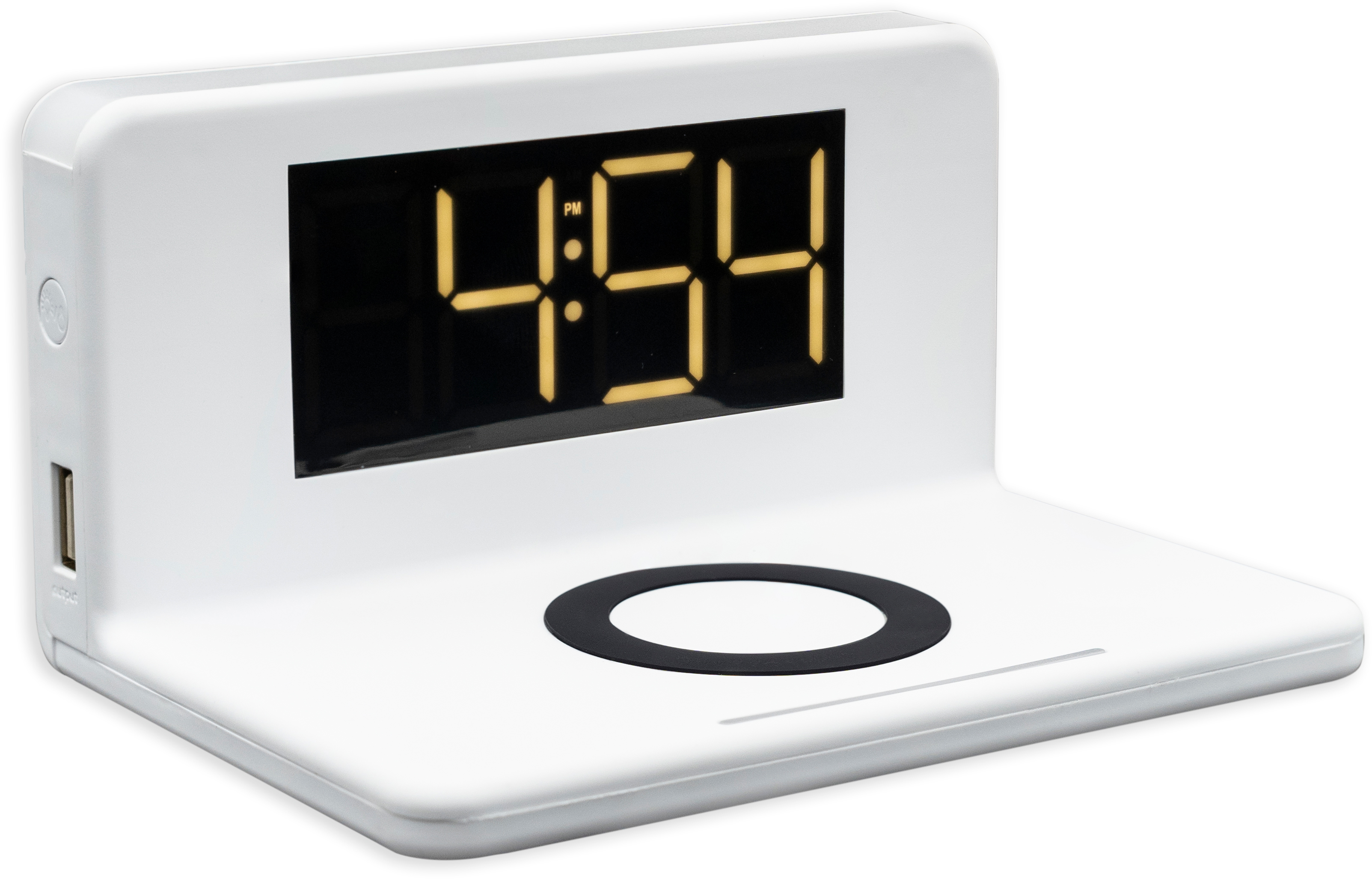 

Беспроводное зарядное устройство Qitech Alarm Clock Wireless Charger 3в1 часы будильник с подсветкой White (QT-Clock1wh)