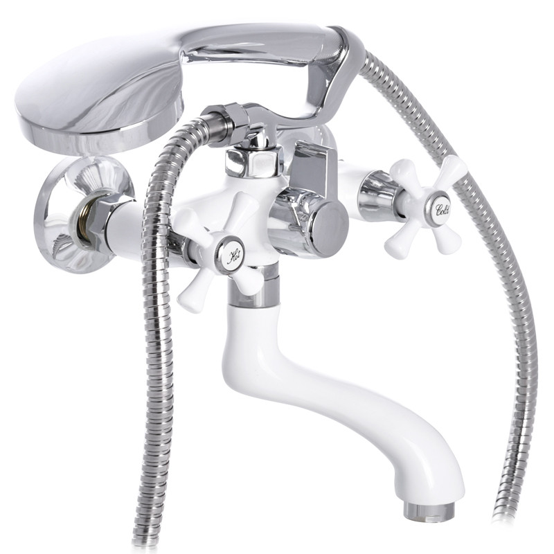 

Смеситель для ванны OMEGA 142 WHITE MI2769 MIXXUS (MI2769)