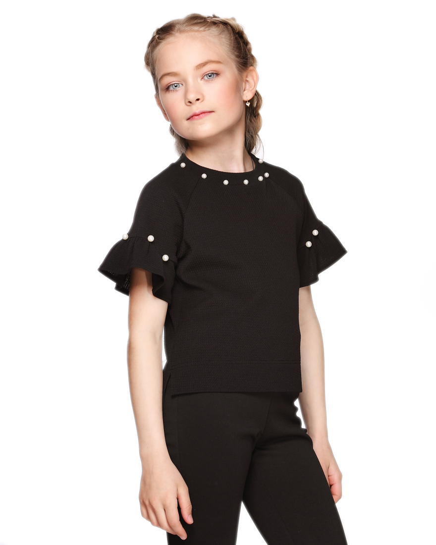 

Джемпер Lukas Kids с жемчугом 134 черный(8241)