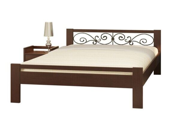

Кровать Camelia Жасмин (бук) 160х200 Орех