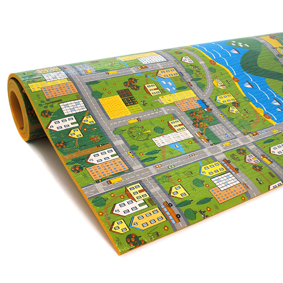 

Детский коврик для игр ДОРОГИ Evaplast 8мм/200х120см