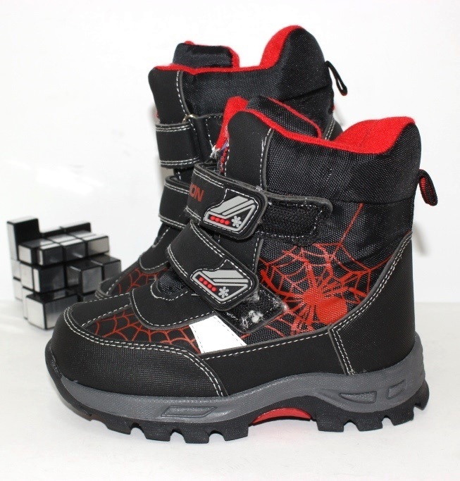 

Ботинки для мальчика Fashion C3393-2-black-red 29 19.0см черный