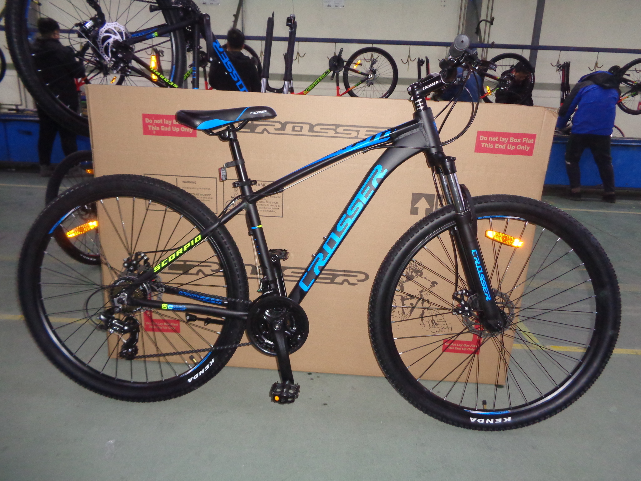 Велосипед Crosser Scorpio 29" 17" Black / Blue (Scorpio 29/17) – низкие ...