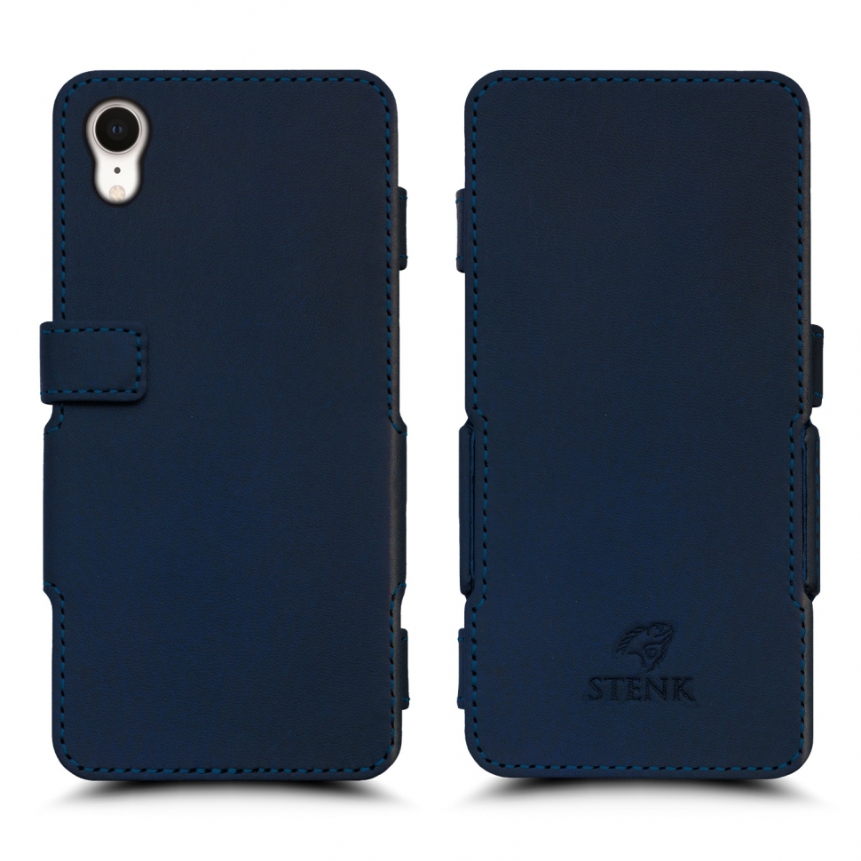

Чехол книжка Stenk Prime для Apple iPhone XR Синий