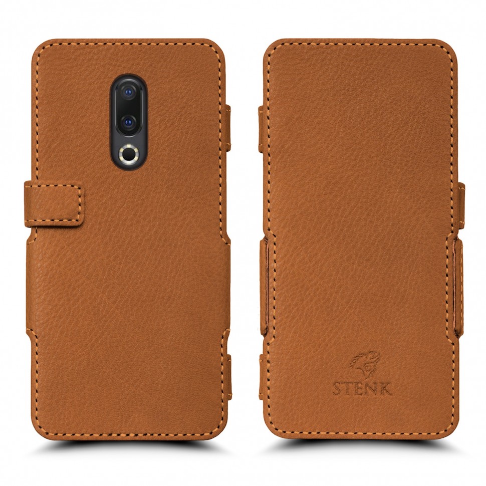 

Чехол книжка Stenk Prime для Meizu 16 Camel