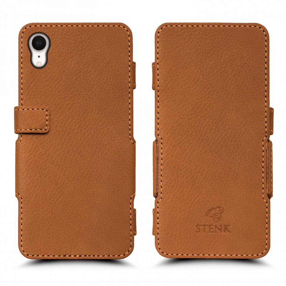 

Чехол книжка Stenk Prime для Apple iPhone XR Camel