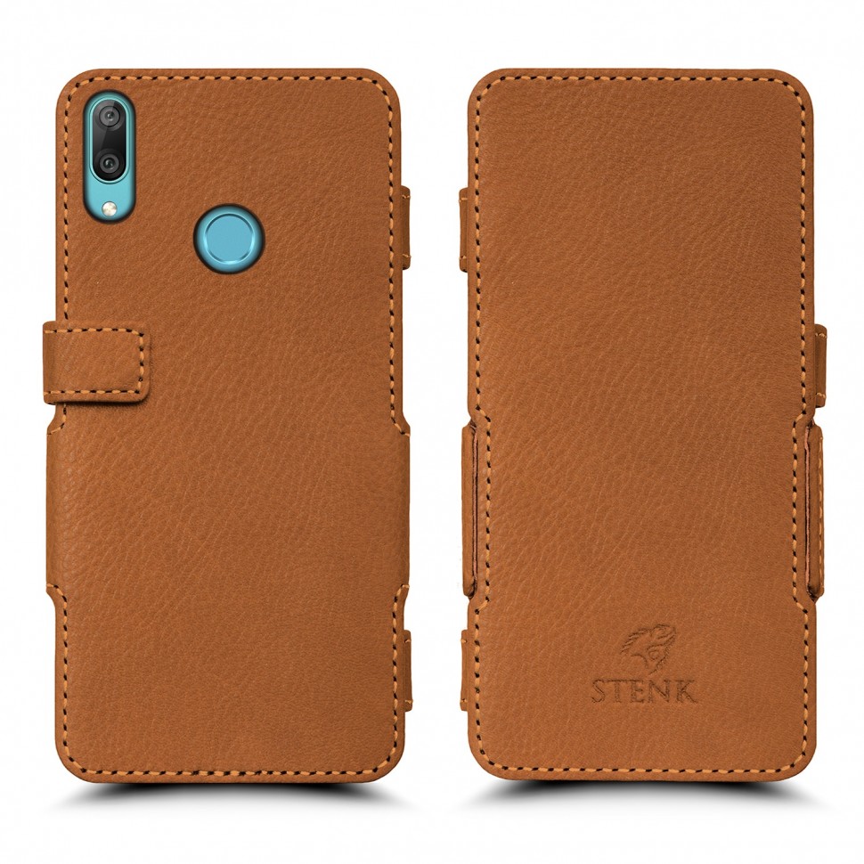 

Чехол книжка Stenk Prime для Huawei Y7 (2019) Camel