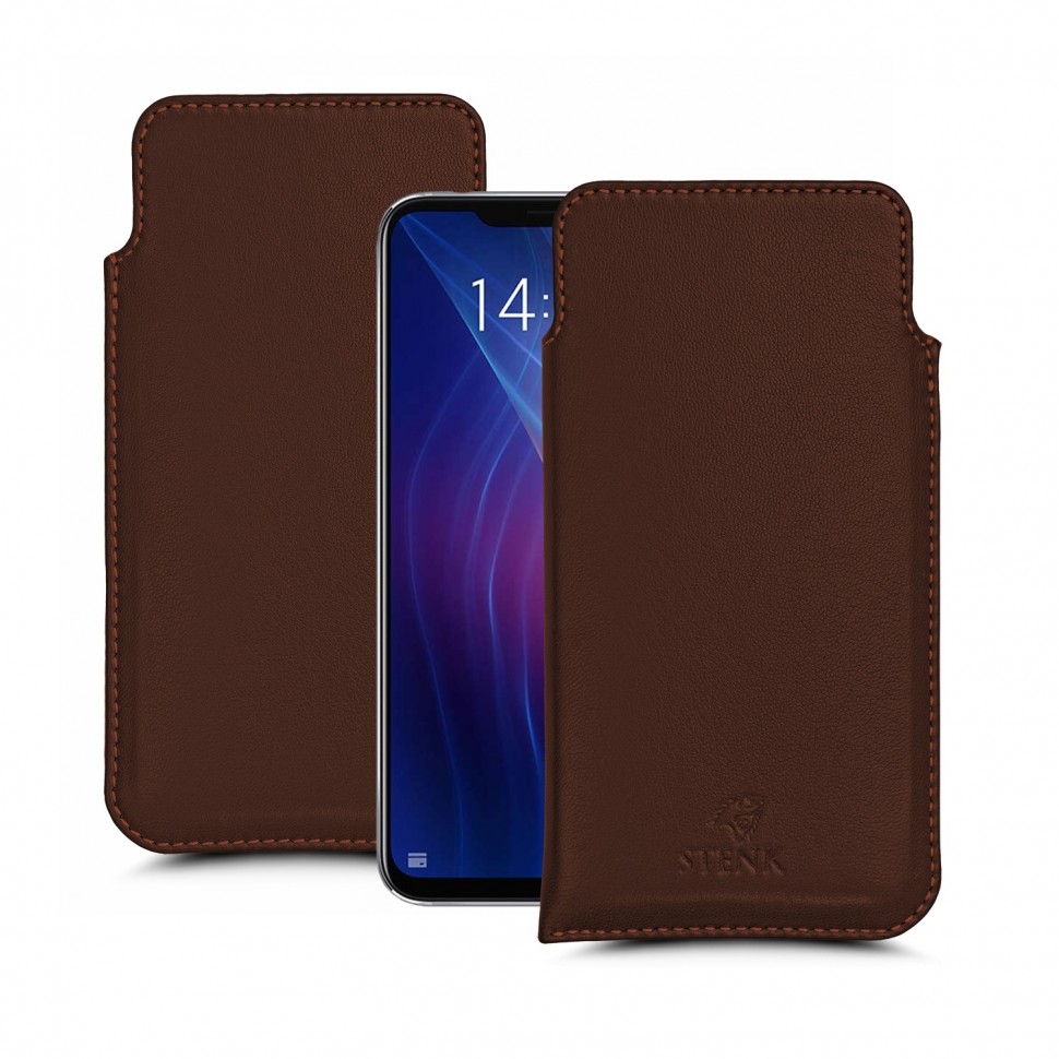 

Футляр Stenk Elegance для Meizu X8 Коричневый