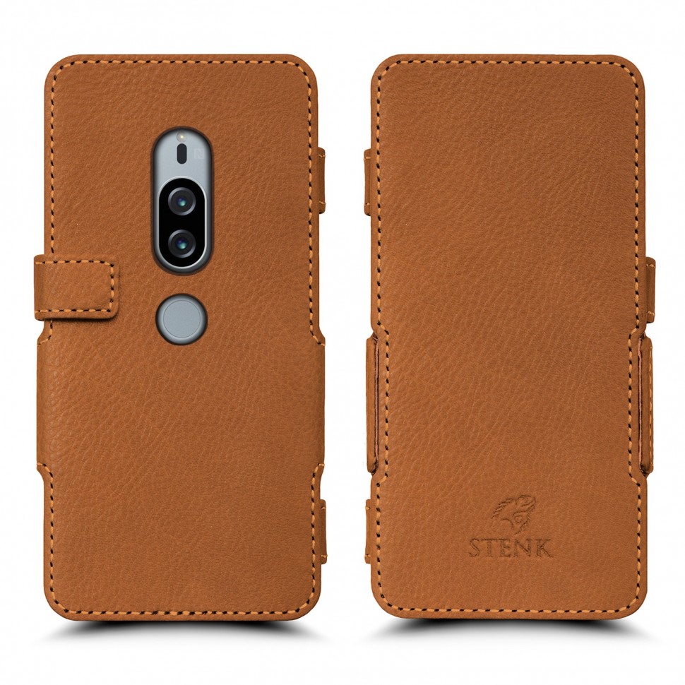

Чехол книжка Stenk Prime для Sony Xperia XZ2 Premium Camel