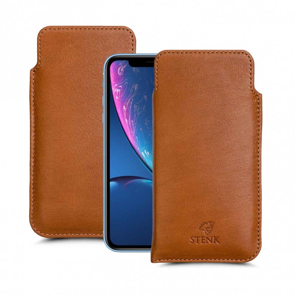 

Футляр Stenk Elegance для Apple iPhone XR Camel