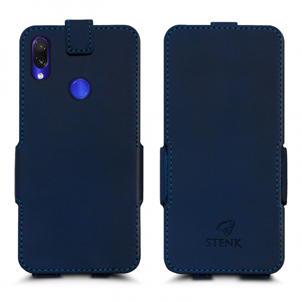 

Чехол флип Stenk Prime для Xiaomi Redmi Note 7 Синий