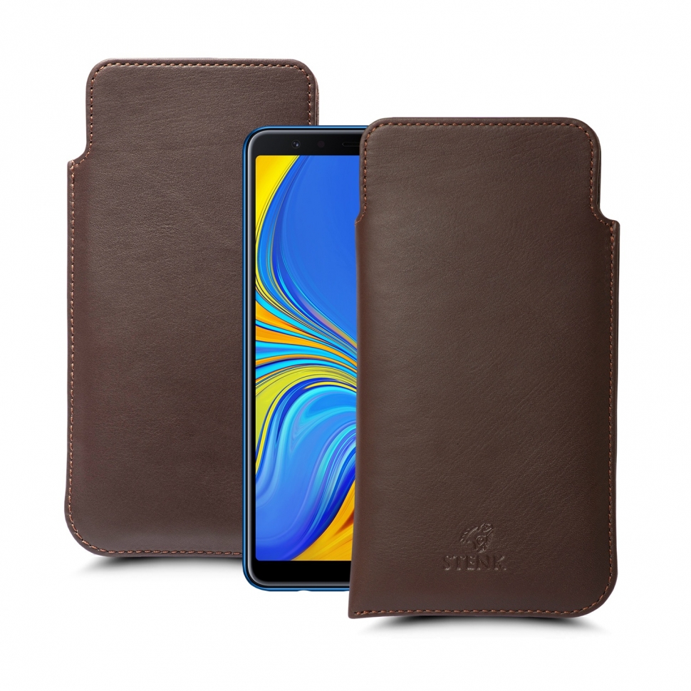 

Футляр Stenk Elegance для Samsung Galaxy A7 (2018) Коричневый