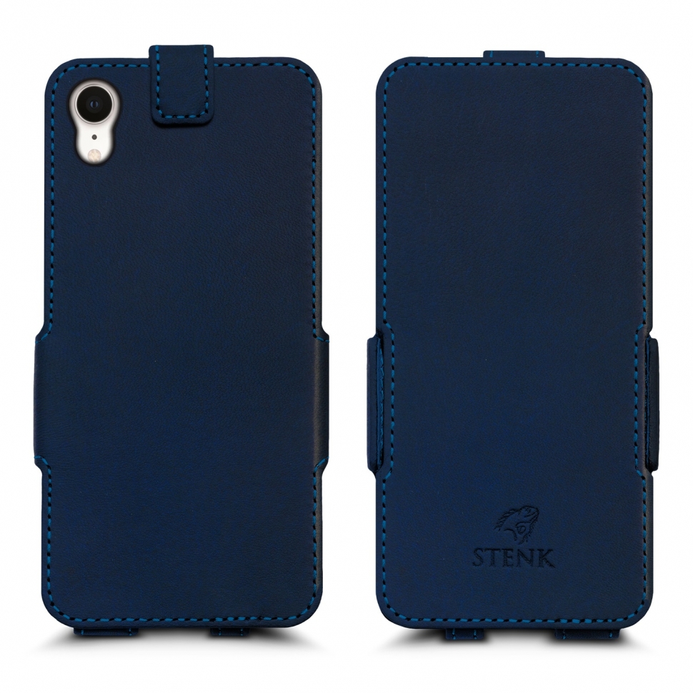 

Чехол флип Stenk Prime для Apple iPhone XR Синий