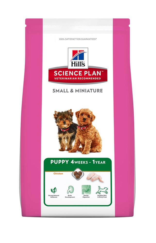 

Сухой корм Hill's Хилс Science Plan Puppy Mini Healthy Development для щенков малых пород курица 3 кг