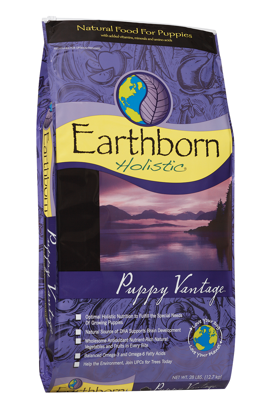 

Сухой корм Earthborn Holistic Dog Puppy Vantage для щенков всех пород курица и белая рыба 12.7 кг