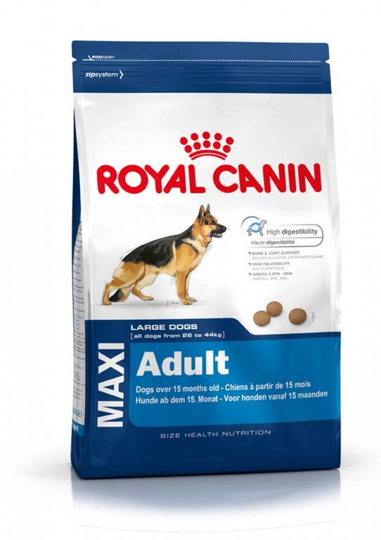

Сухой корм Royal Canin Maxi Adult Роял Канин Макси Эдалт для взрослых собак крупных пород 4 кг