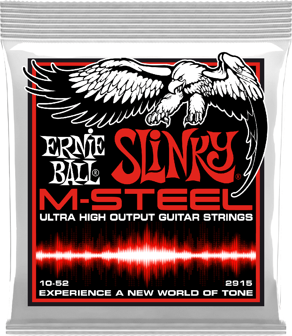 

Ernie Ball 2915 M-Steel 10-52 Skinny Top Heavy Bottom