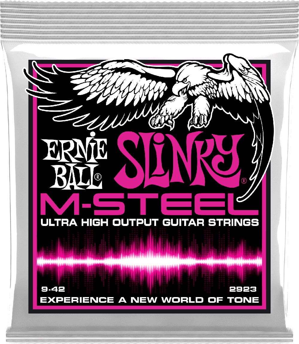 

Ernie Ball 2923 M-Steel 9-42 Super Slinky