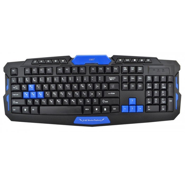 

Беспроводная клавиатура UKC игровая русская HK8100 в комплекте мышь