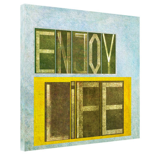 

Картина на холсте Presentville Enjoy life 65x65 см