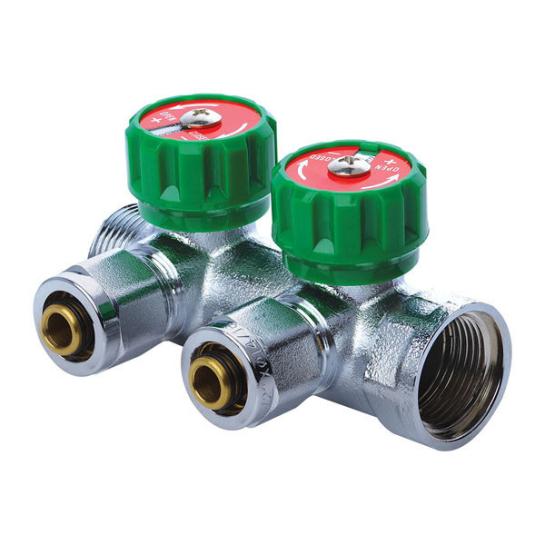 

Коллектор вентильный с фитингом KR.1121-2 3/4”x2 WAYS KR2650 Koer (KR2650)