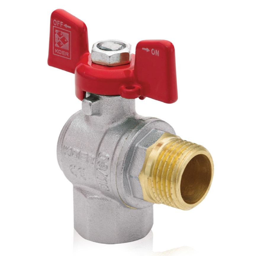 

Кран шаровый 3/4" ГШБ угловой KR.208 KR2806 Koer (KR2806)