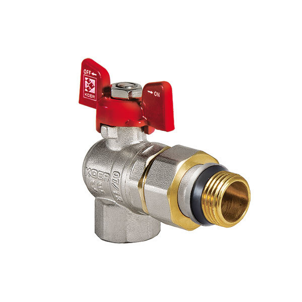 

Кран с американкой 3/4" "антипротечка" KR.228-Gi угловой KR0194 Koer (KR0194)
