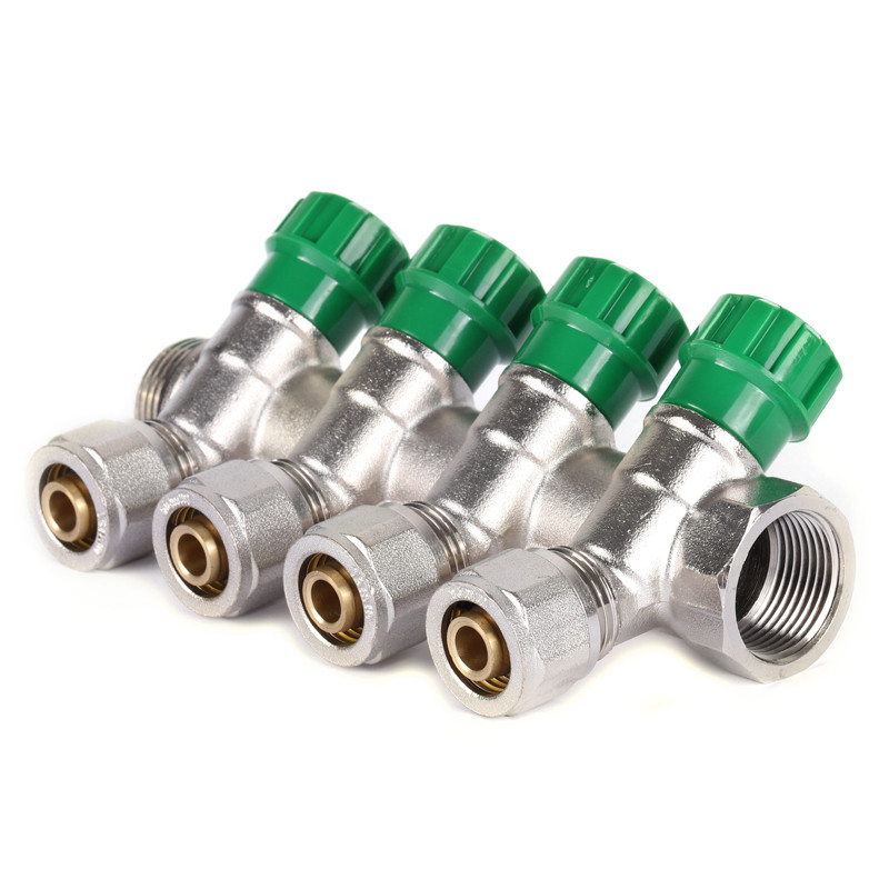 

Коллектор вентильный с фитингом KR.1123-4 3/4”x4 WAYS KR2831 Koer (1264616037)