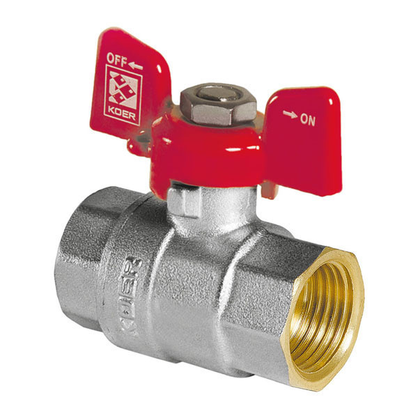 

Кран шаровый 3/4" ГГБ KR.217 KR0040 Koer Красный (KR0040)