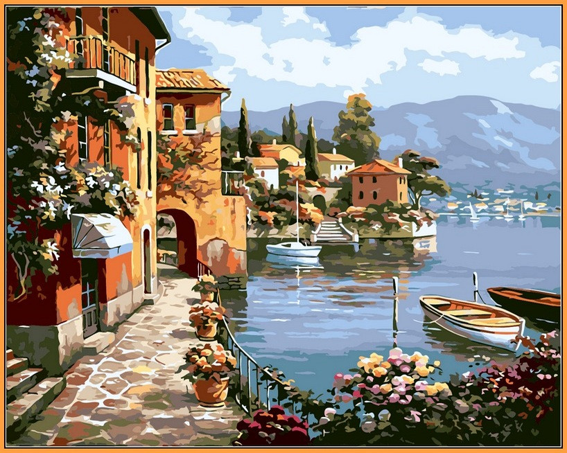 

Картина по номерам DIY Babylon Premium Летняя набережная 40 х 50 см (NB012R) (157208)