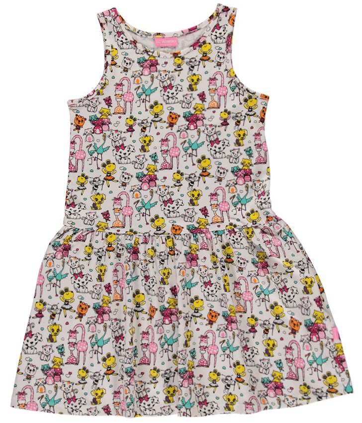 

Платье LC Waikiki 128 см Бело-розовое (LCW Dress-018-1)