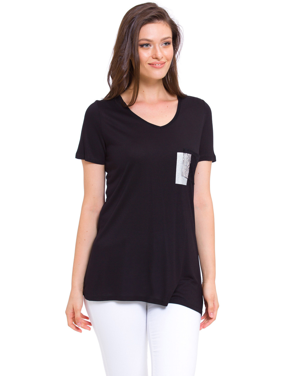

Футболка LC Waikiki XXL Чёрная (LCW Woman -1341-5)