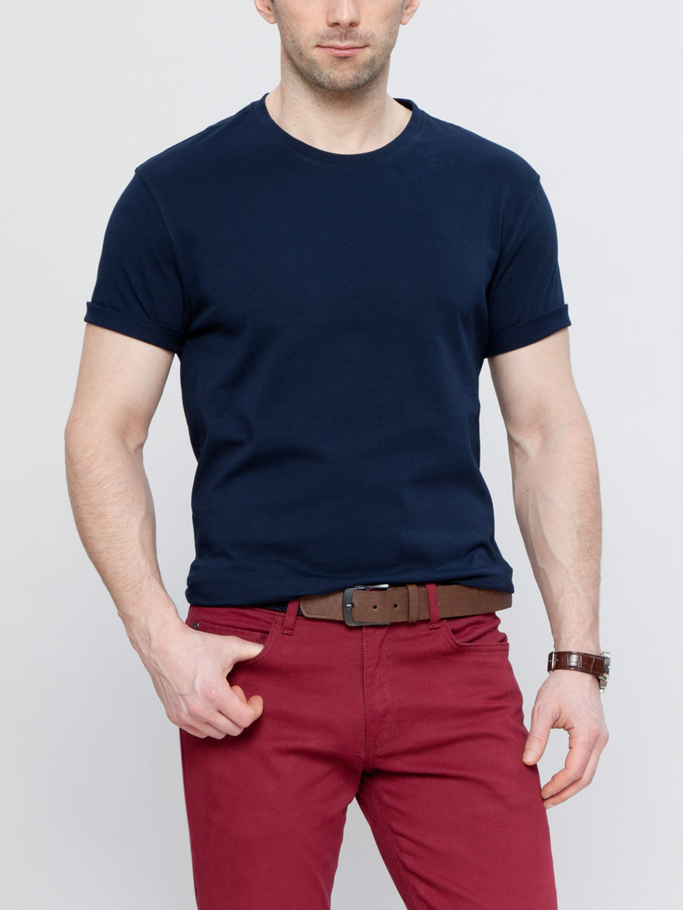 

Футболка LC Waikiki  Синяя (LCW T-shirt -1352-0, Футболка LC Waikiki S Синяя (LCW T-shirt -1352-0)