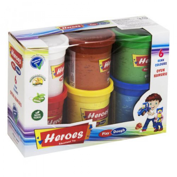

Тесто игровое "Heroes" (6 цветов) E ERN-511 TRG-35665