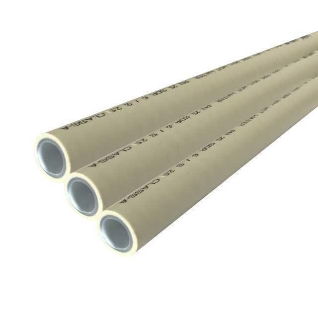 

Труба PPR Super Pipe 50 mm PN 25 алюминиевая фольга Kalde Серый (000015920)