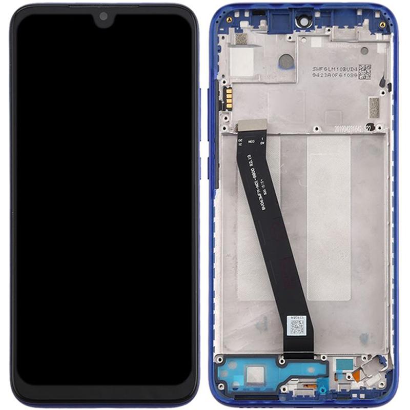 

Дисплей (экран) для Xiaomi Redmi 7 + touch + frame Blue