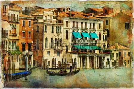 

Фотообои ArtSide Венеция (113140645) Штукатурка