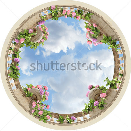 

Фотообои ArtSide Потолочный декор (356862920) Штукатурка