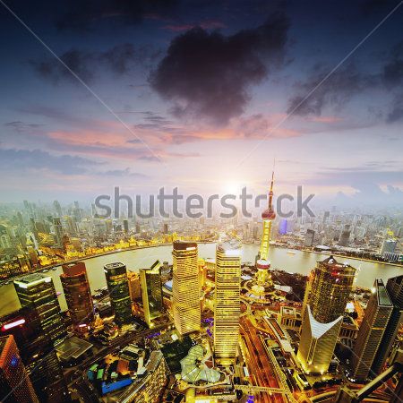 

Фотообои ArtSide Шанхай (104924543) Штукатурка