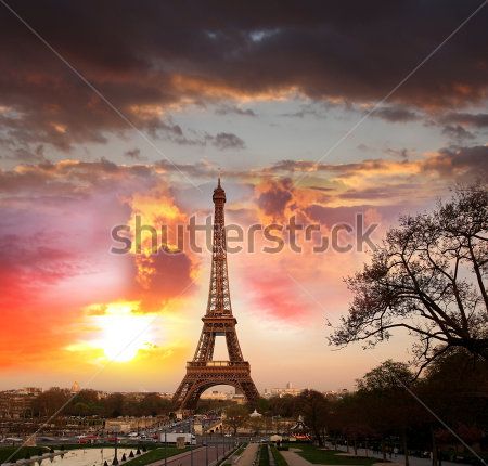 

Фотообои ArtSide Эйфелева башня (109357922) Штукатурка