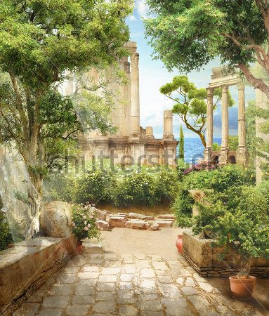 

Фотообои ArtSide Развалины (353047301) Штукатурка