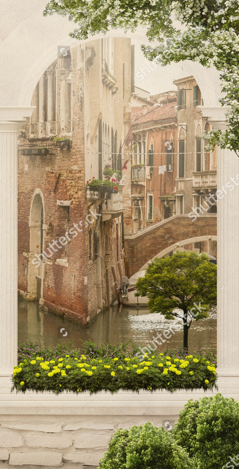

Фотообои ArtSide Венеция (478464553) Штукатурка