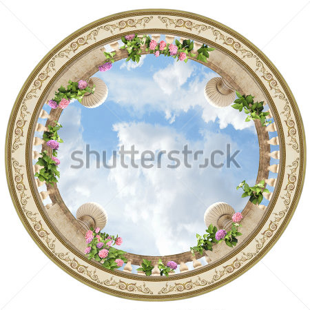 

Фотообои ArtSide Украшение на потолок (358945760) Штукатурка